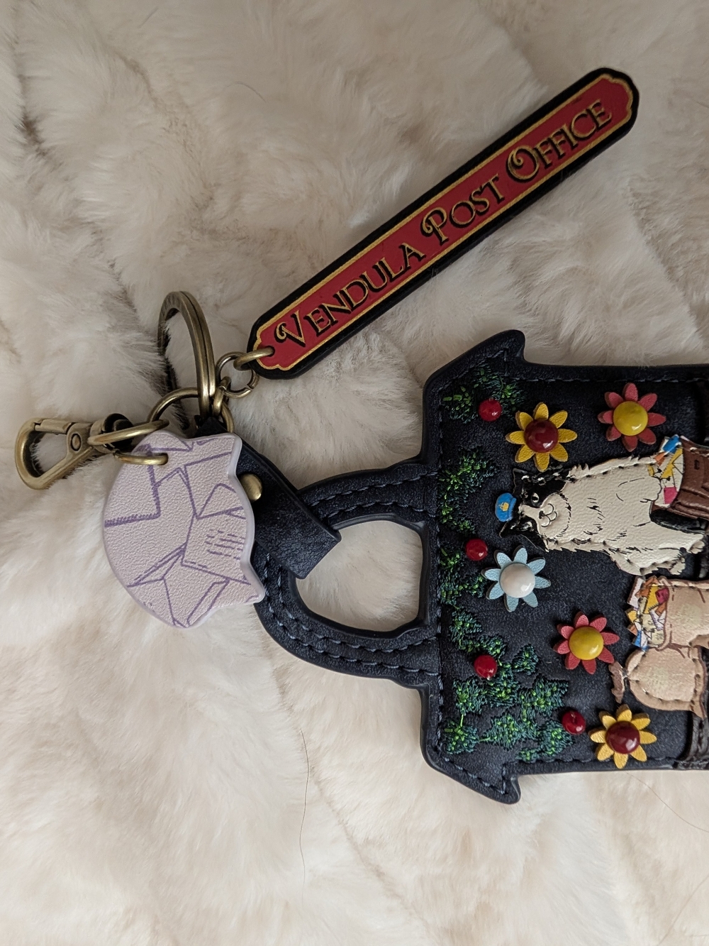 Vendula Post Office Navy and Black Top-Handle Bag with Matching Wallet & Keyring - Picture 11 of 14